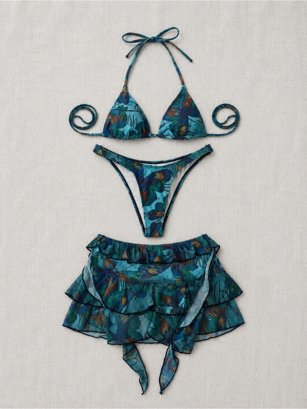 Multicolor Bikini Set - Picture 2 of 3